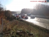 VU - Person eingeklemmt, A3 Richtung Frankfurt, 20.11.2020